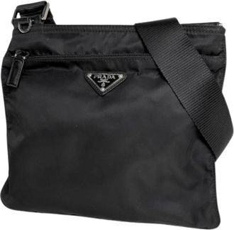 Prada Pre-owned Vintage Schoudertas - Dames - Vintage Schoudertas - Zwart - ONE Size - Nylon - Vintage