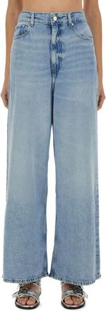 Ganni Dames, Jeans, Blauw, Maat: W29 Denim