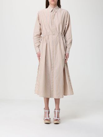 Polo Ralph Lauren Abito chemisier in cotone e lino a righe Polo Ralph Lauren