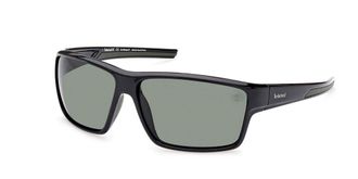 Timberland TB9277 Polarized 01R Mens Sunglasses Black Size 65