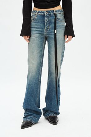 Ann Demeulemeester Vive 5-pockets Straight Leg Trousers Old Stonewash