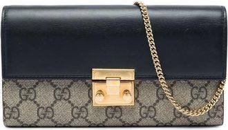 Gucci Pre-owned Gucci GG Supreme Padlock Wallet On Chain Ladies 2VCKT5FDTD9ZVTKL