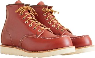 Red Wing Shoes Moc Toe Boots - Heren - Veterlaarzen - Rood - 43 EU - Leer - Schoenen