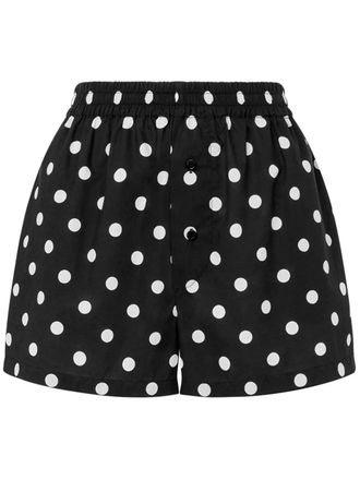 Moschino polka-dot shorts - Black