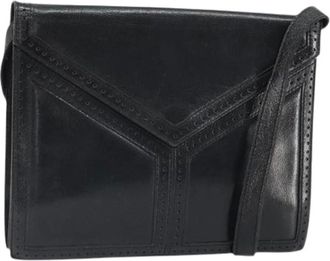 Saint Laurent Pre-owned Cross Body Bags, female, Black, Size: ONE SIZE Pre-owned Vintage Shoulder Bag