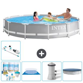 Intex Piscina Prism Frame Redonda - 366x76 Cm - 7-piezas S20523