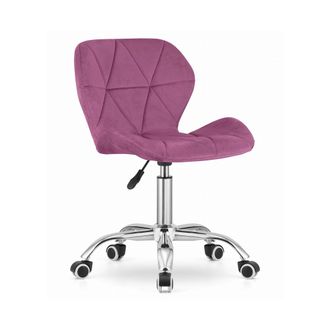 OEM Silla Giratoria Rivello De Terciopelo Morado