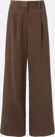 Brunello Cucinelli Monili cotton wide-leg pants