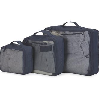 Bugatti Packing Cubes 3-Piece Set in Navy at Nordstrom, Size Medium