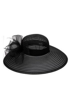 Collection XIIX Crinoline Downbrim Hat in Black at Nordstrom Rack