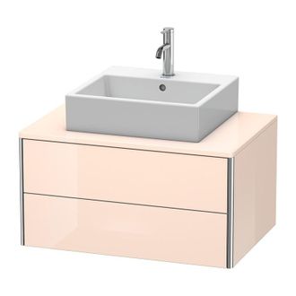 Duravit Mueble De Pared Duravit Xsquare 80.0 X 54.8 Cm, 2 Cajones, Color (frente/cuerpo): Perla De Albaricoque Laca De Alto Brillo - Xs491001010