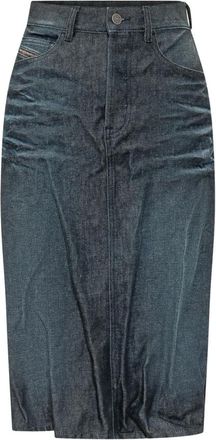 Diesel Falda De-Irti-Fsj - Skirts - Mujer - Azul - W26