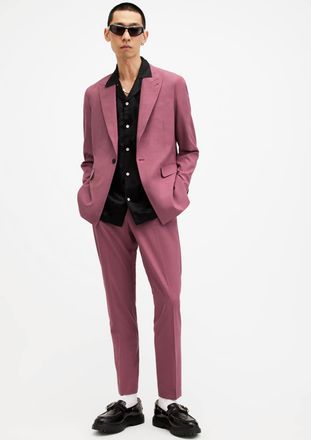 AllSaints Polyester/Wool Aura Skinny Fit Stretch Trousers, Size: 36