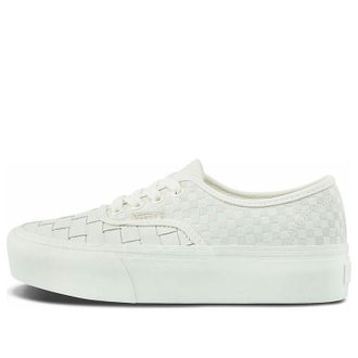 Vans Authentic Platform Woven - Blanc De Blanc VN0A5KXA9GY