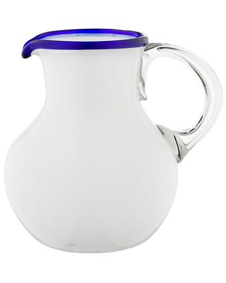 10 Strawberry Street Leon Mexican Glassware Pitcher