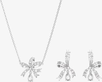 Swarovski Volta Bow Pendant & Earring Jewellery Set 5660118