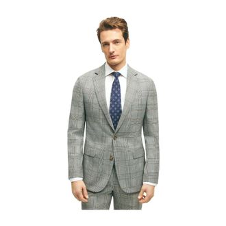 Brooks Brothers Regent Fit Wool Check Suit Jacket - male - Brooks Brothers - Blazers - Multicolor - XL - Jackets