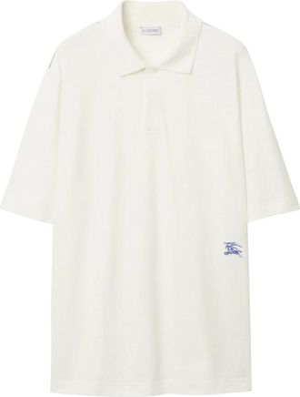 Burberry Equestrian Knight-Detail Short Sleeve Polo Shirt, Size XX-Large