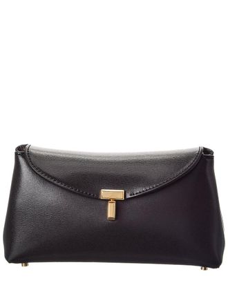 Toteme T-Lock Mini Leather Clutch