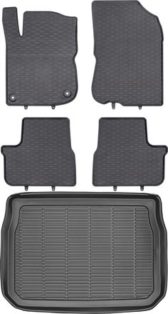 OEM Juego De Alfombrillas De Goma Para Peugeot Crossover 2008 (2013-2019) + Alfombrilla Para El Maletero