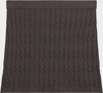 Helmut Lang Cable-Knit Mini Skirt