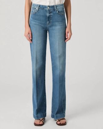 Paige Leenah Wide Leg Jean In Cranked Up