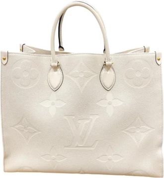 Louis Vuitton Tweedehands Canvas handtassen - Dames - Vintage Handtas - Beige - ONE Size - Vintage