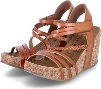 Blowfish Blowfish Heidi-B wedge sandals, Wood Dyecut, 5 UK
