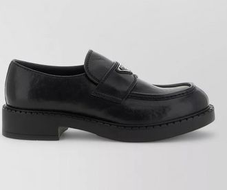 Prada leather loafers