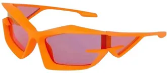 Givenchy Unisex Orange Rectangular Sunglasses BR0095R04M