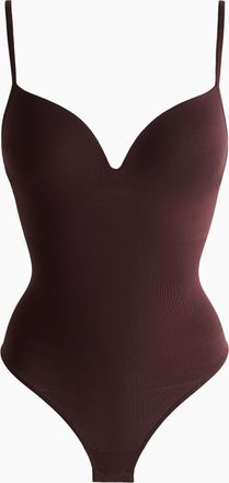 H&M Nahtloser Tangabody mit Push-up. Light Shape - Red