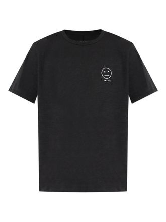 Rag & Bone logo-embroidered T-shirt - Black