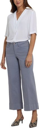 NYDJ Nydj Teresa Shadow Blue Wide Leg Jean