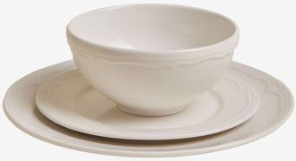 Sklum Vajilla En New Bone China De 12 Piezas Oritia Sklum