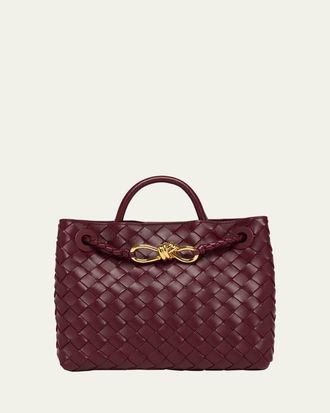 Bottega Veneta Andiamo Small Leather Top-Handle Bag