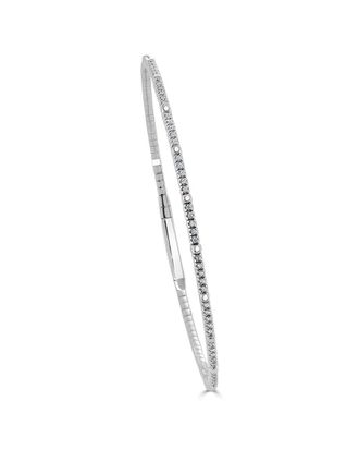Sabrina Designs 14K 0.26 Ct. Tw. Diamond Flexible Stackable Bangle Bracelet