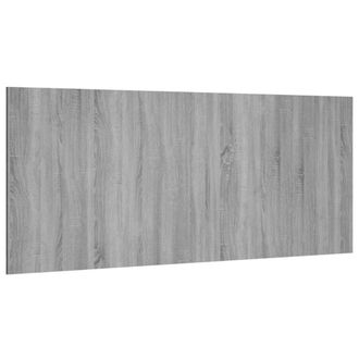 vidaXL Cabecero De Cama Madera Contrachapada Gris Sonoma 200x1,5x80 Cm Vidaxl