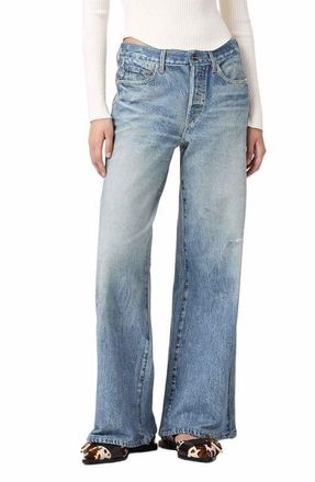 AllSaints Kai Terry Trousers in Illusion Indigo at Nordstrom, Size 10 Us
