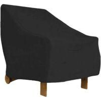 OEM Funda Para Silla De Jard&iacute;n Exterior Con Asiento Profundo, Funda Impermeable Para Silla De Patio 210d, Resistente A Los Rayos Uv Y Al Viento Con Cord&oacute;n