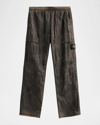 Stone Island Men & apos;s Camouflage Nylon Pants