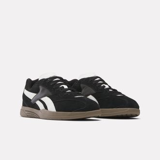 Reebok Classic Sneaker REEBOK CLASSIC HAMMER STREET, Damen, Gr. 36,5, schwarz (schwarz, chalk, gum), Leder, Synthetik, Schuhe Sneaker