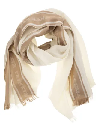 スカーフ MAX MARA LIGHT BEIGE WOOL AND SILK SCARVES Wool scarves virgin wool | Max Mara
