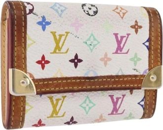 Louis Vuitton Pre-owned Coin Purse - Dames - Vintage Accessoires - Veelkleurig - ONE Size - Leer - Vintage