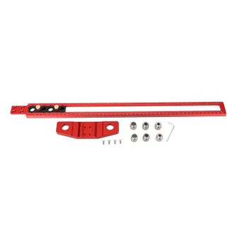 OEM Escuadra De Aluminio De 50 Cm Para Taladrar Y Marcar Madera, Con Enchufes