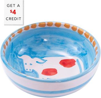 Vietri Vietri Campagna Mucca Olive Oil Bowl With $5 Credit