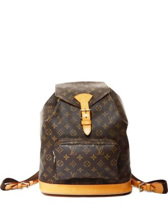 Louis Vuitton 1996 GM Montsouris Monogram backpack - Brown