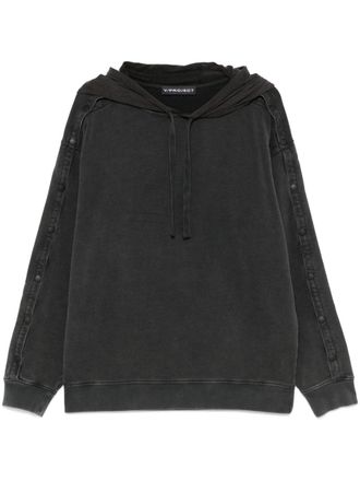 Y / Project layered hoodie - unisex - Cotton - S - Black