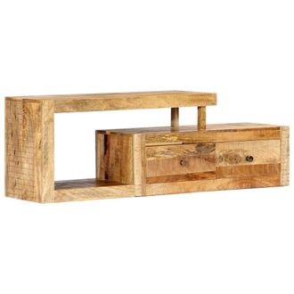 Berkfield Home TV Cabinet 120x30x40 cm Solid Mango Wood in Brown | Size: 120 x 30 x 40 cm