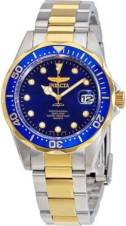 Invicta Pro Diver Blue Dial Two-tone Mens Watch 17050