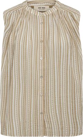 Mos Mosh Sleeveless Tops - Dames - Tops zonder mouwen - Beige - S - Tops
